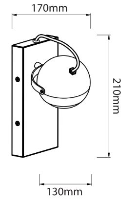 dimensions applique murale extérieur